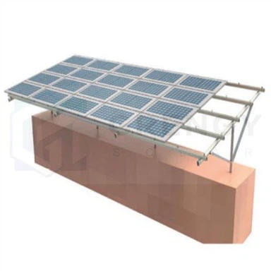 Jordskruebrakett med enkelt stang