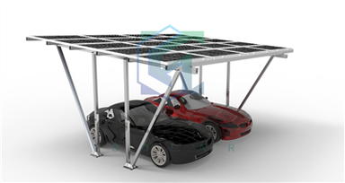 BIPV Solar Vanntett Carport
