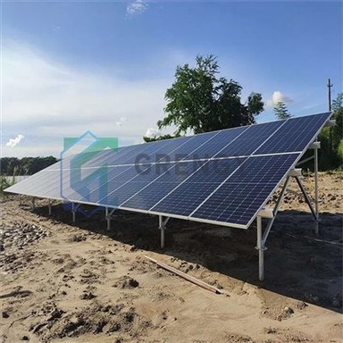 Kostnadseffektivt Pv-bakkereolsystem Solcellepanelstangfester