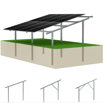 Kostnads-Effektiv ZAM-solarstativ: Reduserer LCOE for store-solarfarmer