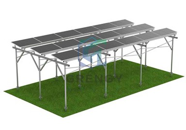 Solar Farm Agriculture Farming Monteringsløsning