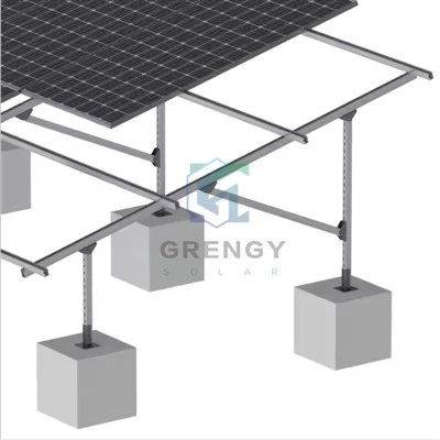 Betongbase solmonteringsstruktur