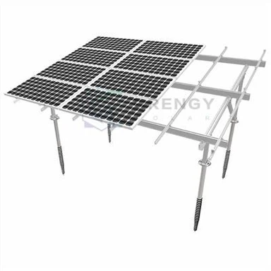 Dobbeltsøylet solar bakkemonteringssystem