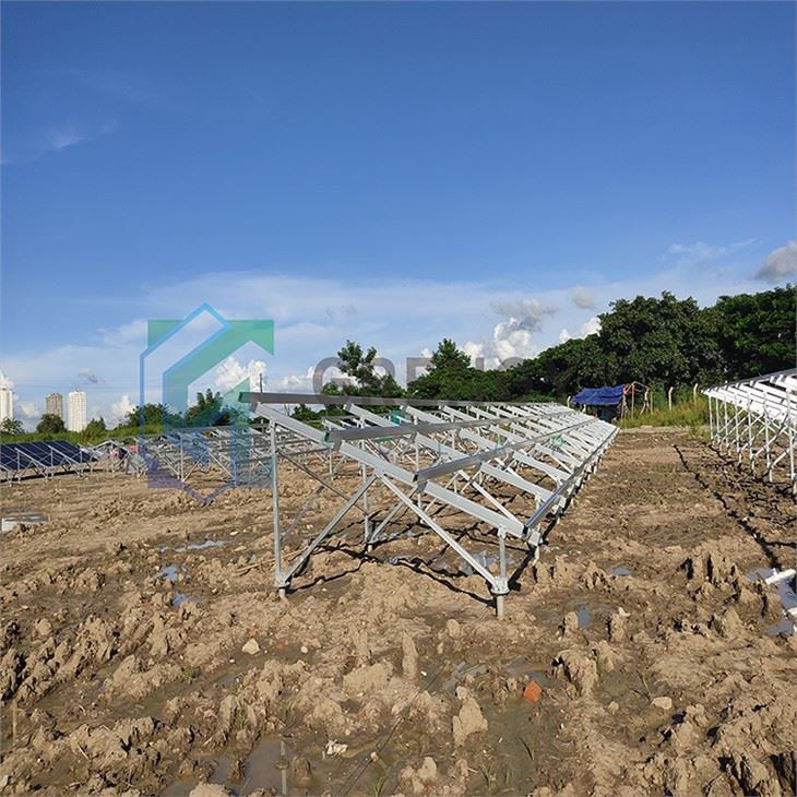 Solar bakkemonteringsbrakett aluminium