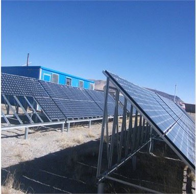Billig Varmgalvanisert Jord Solar Monteringsbrakett