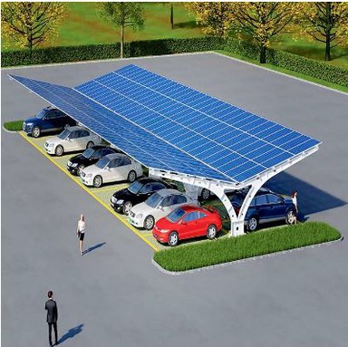 Off Grid Steel Carport Shed Monteringssystemer