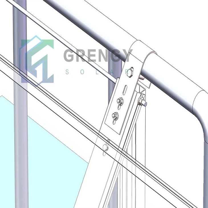 Adjustable Balcony Solar Mounting Structures