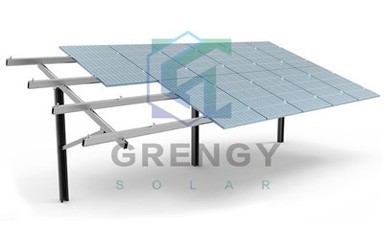 Pålitelig bakkemonteringsstativ for solcellepanel
