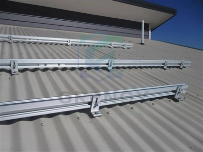 Stående PV-struktur Montering av solcellepanel