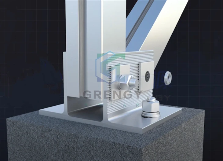 Concrete Pier Base Mount Structure