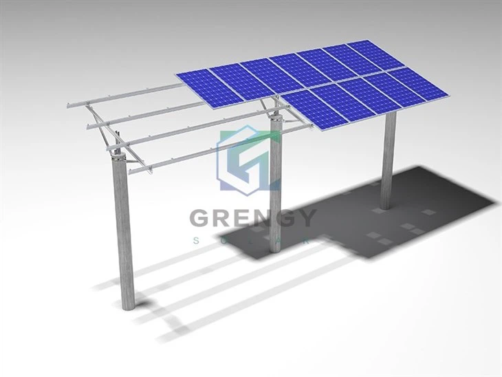 Concrete Piles Solar Mounting