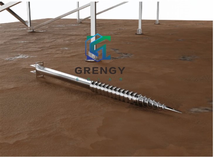 Ground Screw Pole Anchor