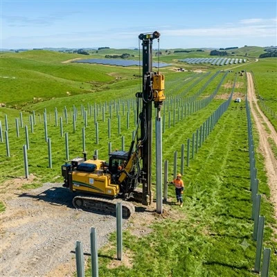 HDG Q235 Ståldrevet pel