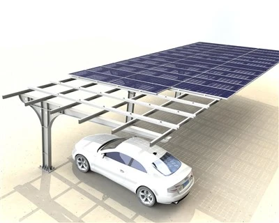 HDG stål solcelle carport struktur