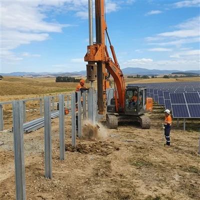 PV bakkemontering rammestolpe