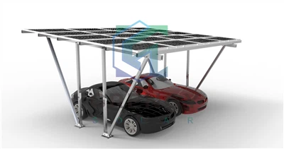 Vanntett Carport Solar System