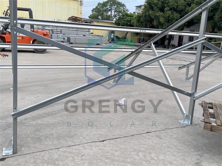 Steel (ZAM Coating) Ground Mount Systems For Maximum Commercial Lifespan high quality